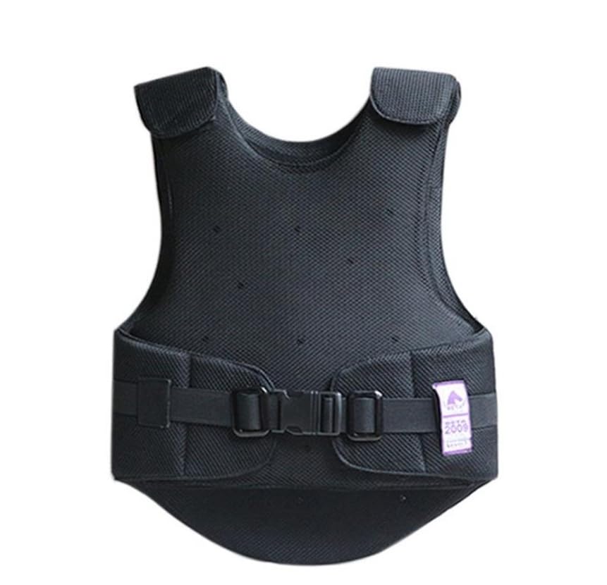 Protector Corporal Equitación, Chaleco Protector Ecuestre Negro, Varios tamaños(L(Suitable for Height 170-185cm))
