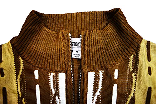 STACY ADAMS Men's Sweater, Tri Vertical Jacquard Front Design4