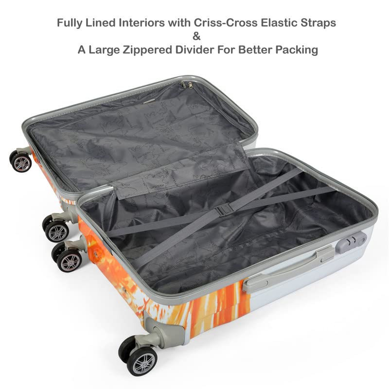 Image of Polo Class 2Pc Trolley Bag Set (24 /28 inch) - Orange