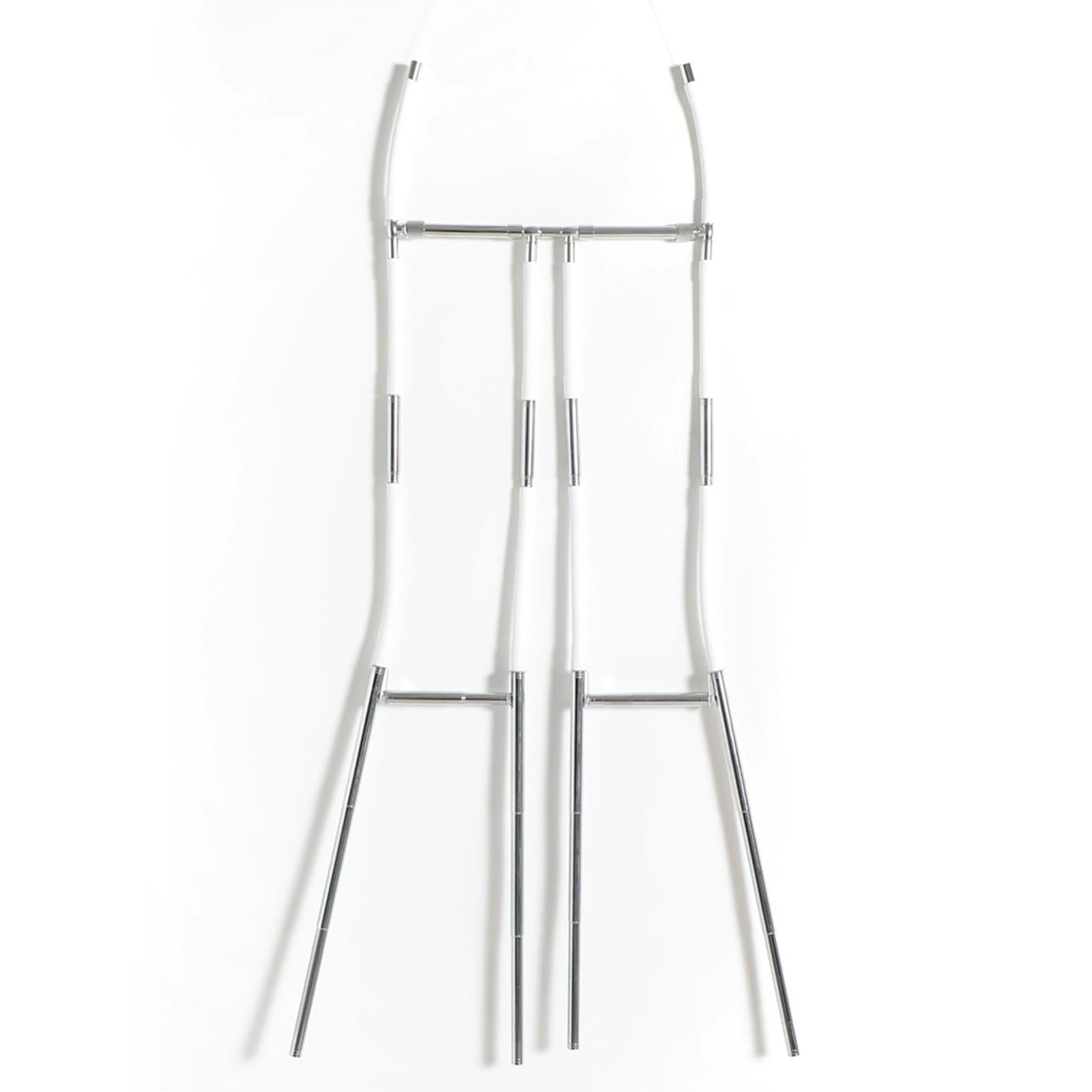 Vituord Mannequin Pants Hanger, Photography Dress Form Display Rack, Metal Frame, with Adjustable Waist and Legs, Fashionable Dress Form for Pants (Unisex)