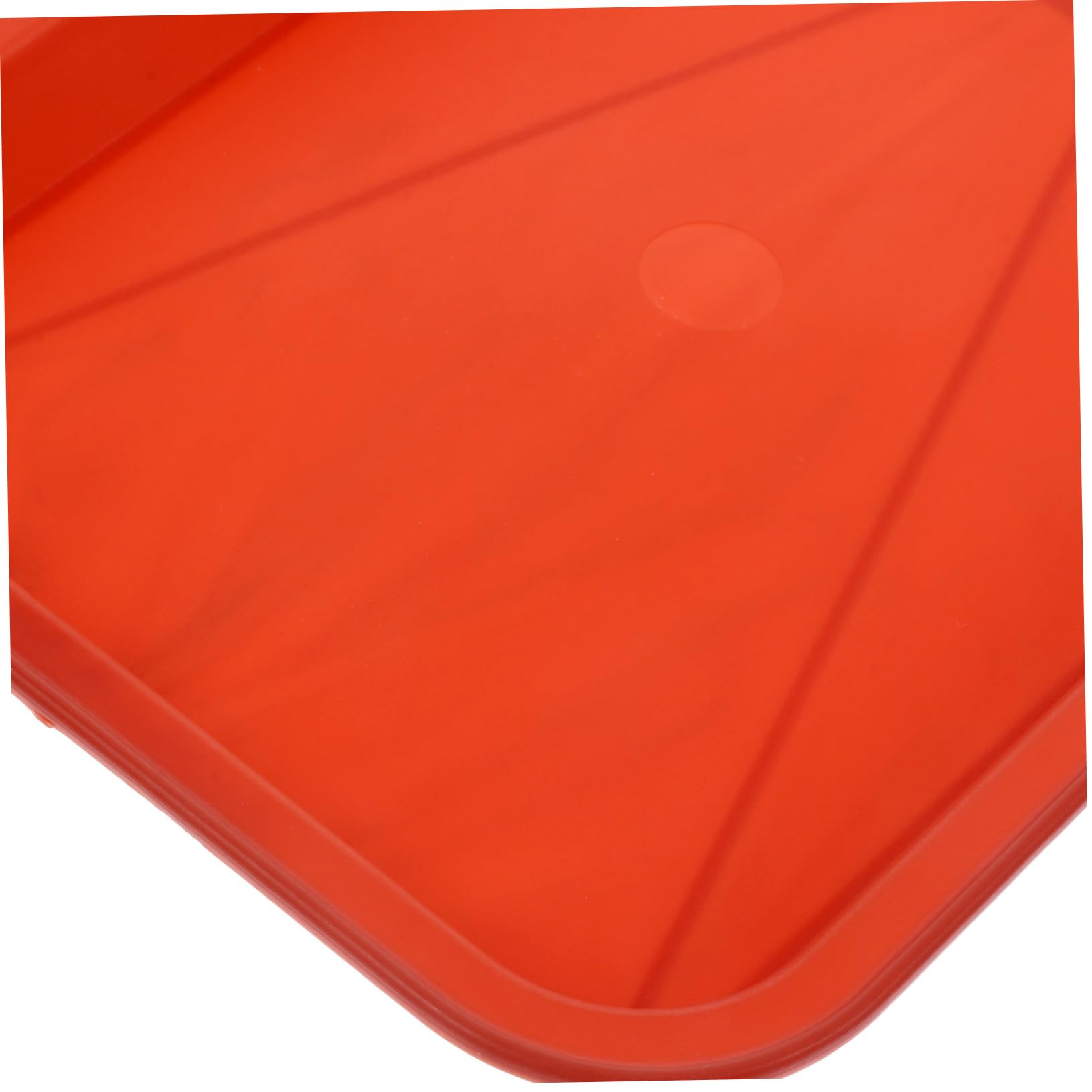 VICASKY Sottovasi Rettangolari in Plastica Rosso 10 Pezzi per Piante