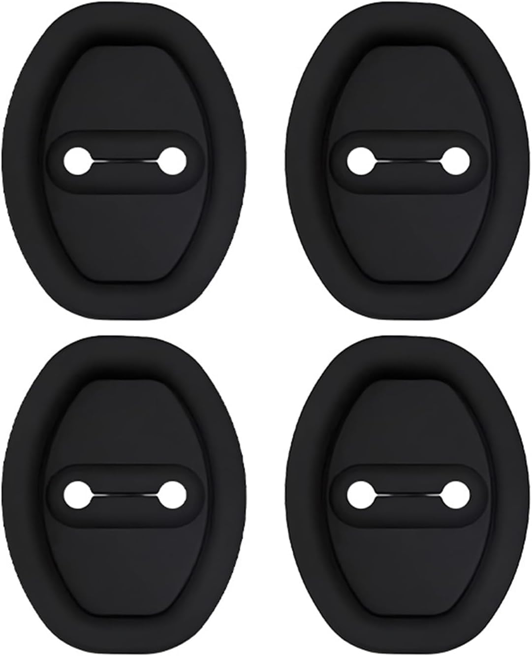 Tryagat 4PCS Car Door Lock Protective Covers for Fi-at 500 500C 500L 500x Panda Punto Bravo TIPO STILO