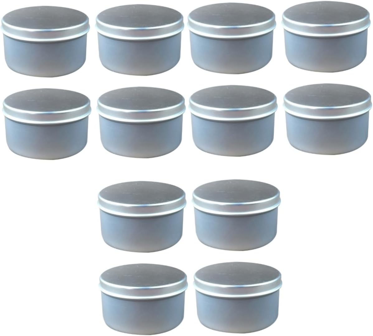 STOBOK 12pcs DIY Handmade Candle Tin Box Candy Boxes Scented Candle Making Container Tin Cans for Crafts