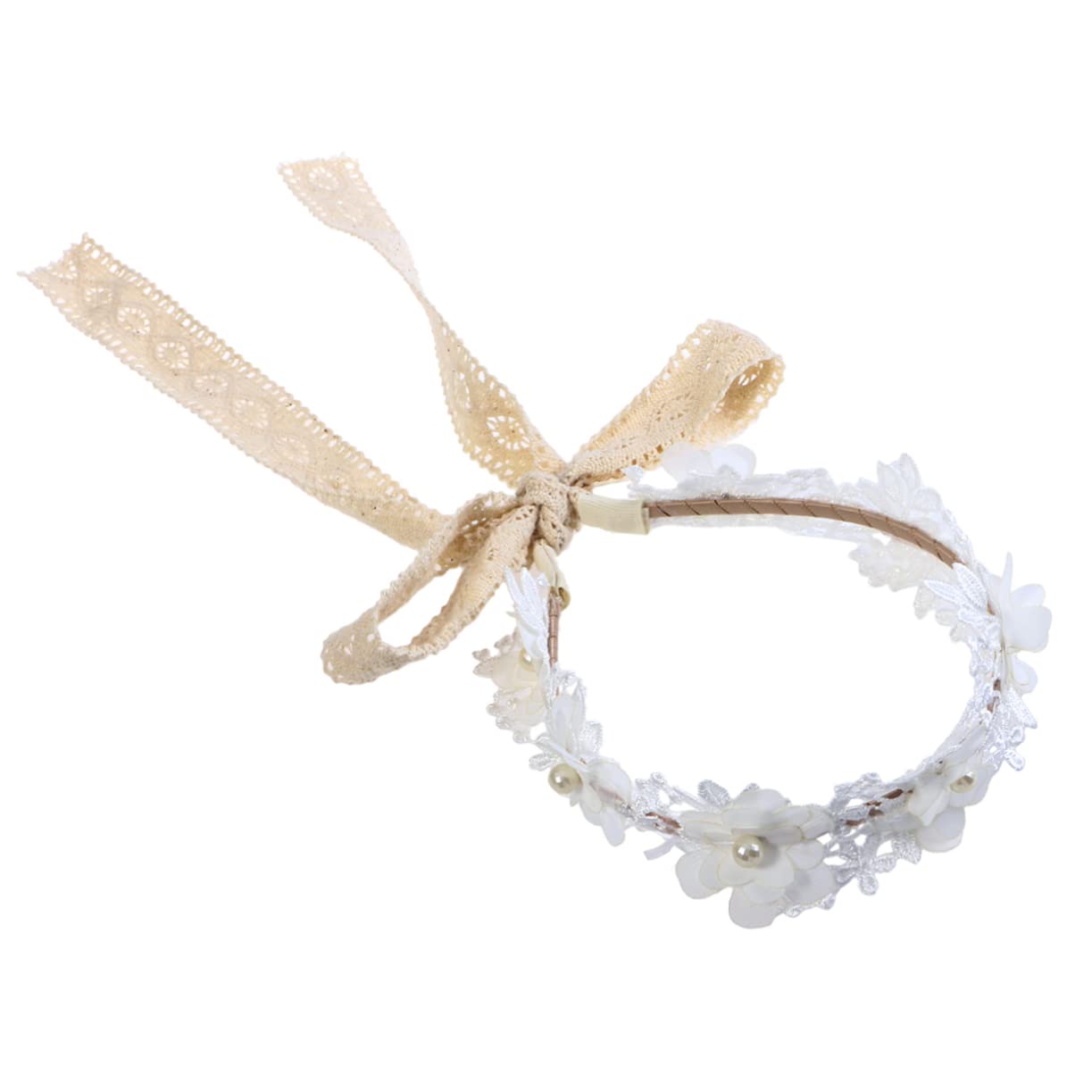 Beavorty 3 Diademas Para El Pelo Elegante De Encaje Con Flores Para Mujer Para Bodas Fiestas Cumpleaños Actuaciones En El Escenario.