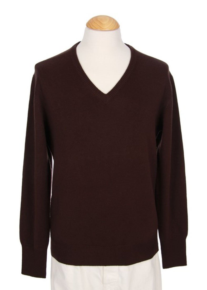 Shephe Men's V Neck Cashmere Sweater