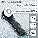 WOVAZUS Vibrating and Rotating Face Scrubber, Waterproof Rechargeable Facial Cleansing Brush, 8 Modes Face Brush for Exfoliating and Massaging, for Removing Blackhead（Matte Black）
