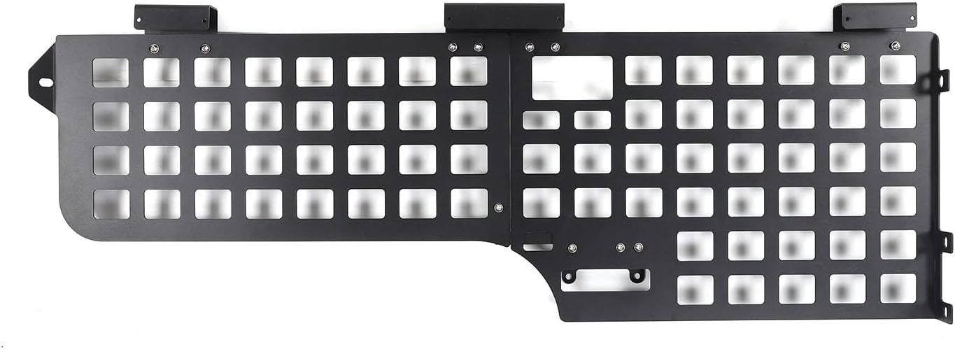 Photo 1 of Lcojicep Side Bed Molle Panel Compatible with Ford Ranger 2023 2024+?Short Bed Truck Bed Panel Rear Storage Organizer Cargo Shelf Rack Replacement Accessories (Right) 