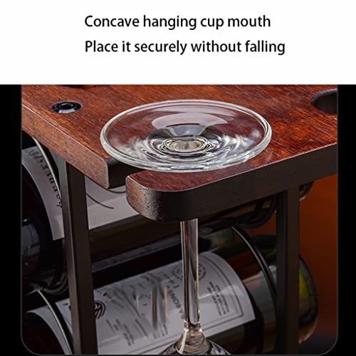 Soporte para botellas de vino RUVOO para 6 botellas y 2 copas miniatura 4