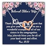 SEIRAA JW Elder Wife ネックレス JW Elders Wife Gifts エホバの証人 ギフト JW パイオニア ジュエリー 洗礼 宗教ネックレス, 1, ステンレス鋼, 宝石なし