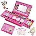 Clickwoo Kinderschminke Set Mädchen, Waschbar Make up Spielzeug Makeup Palette Kinder schminke Set Mädchen , Makeup Rollenspiel Geschenk Spielzeug Mädchen ab 4 5 6 7 8 Jahre