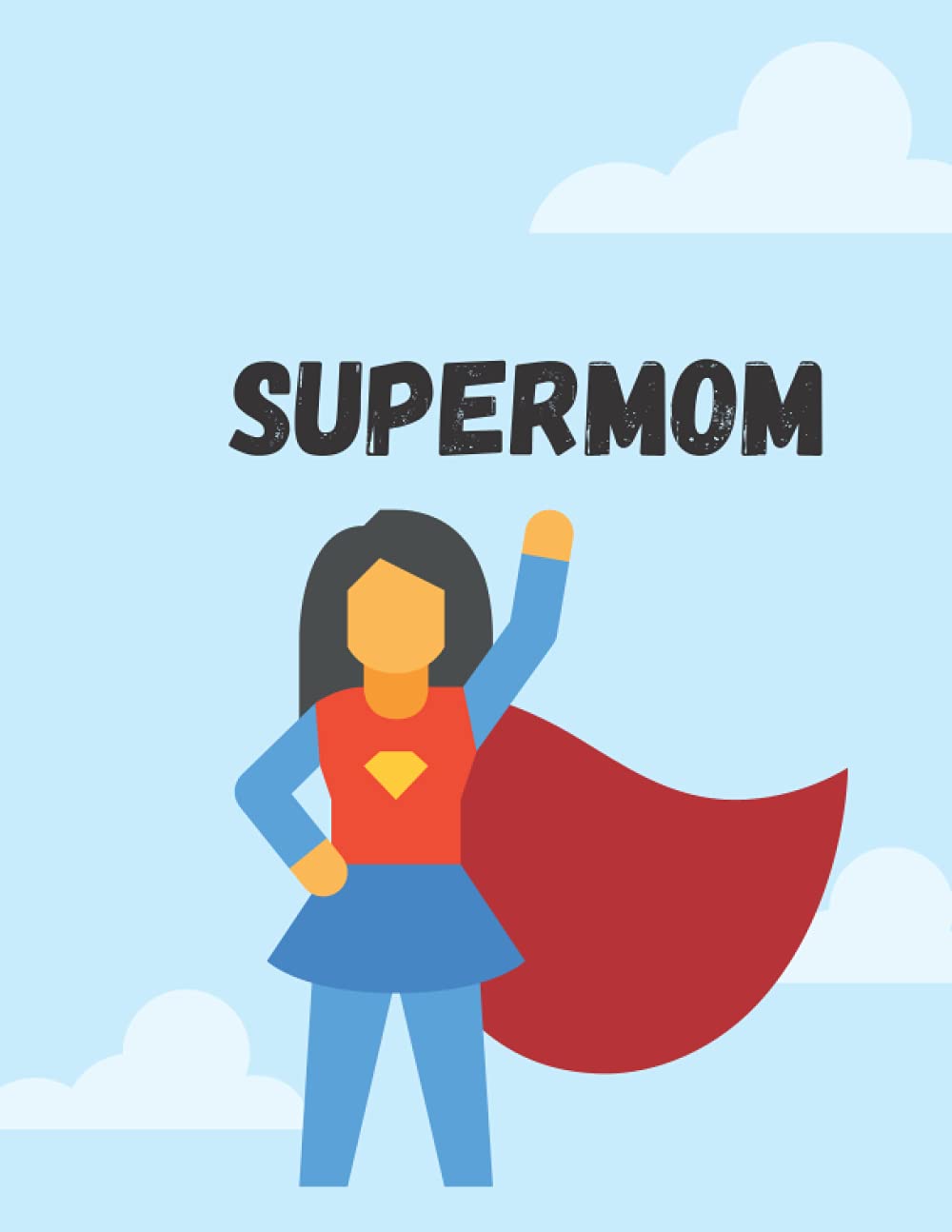 Supermom Notebook: 8.5x11 lined notebook/ journal