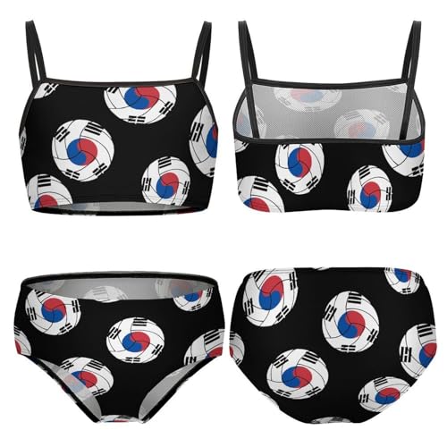 South_Korea Flag Volleyball Girls Swimsuits Two Piece Bikini Sets Beach Sport Swimwear Bathing Suit3