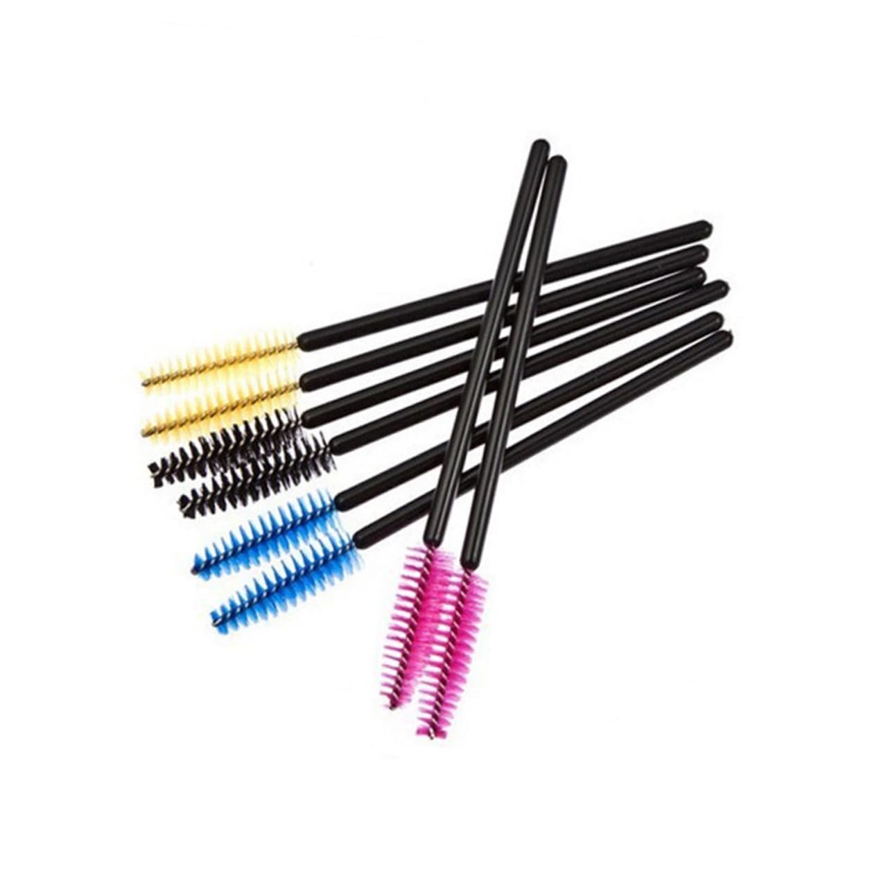 Ipetboom Cleaning Brush Kit 50pcs Mascara Wands for Feeders Jewelry Vents More Eyelash Mascara Brush Set