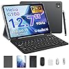 Blackview Link8 12.7 pulgadas Android 15 Tablet, Helio G100 Octa-Core, pantalla 2K+ 90Hz, (12+24) GB RAM 256GB ROM, 8400mAh, cámara de 16MP, WiFi 2.4G/5G, GPS, tableta con teclado, lápiz óptico y