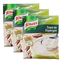 Knorr Sopa de Legumes - Portuguese Asparagus Soup 3 Pack, Total of 6.6oz