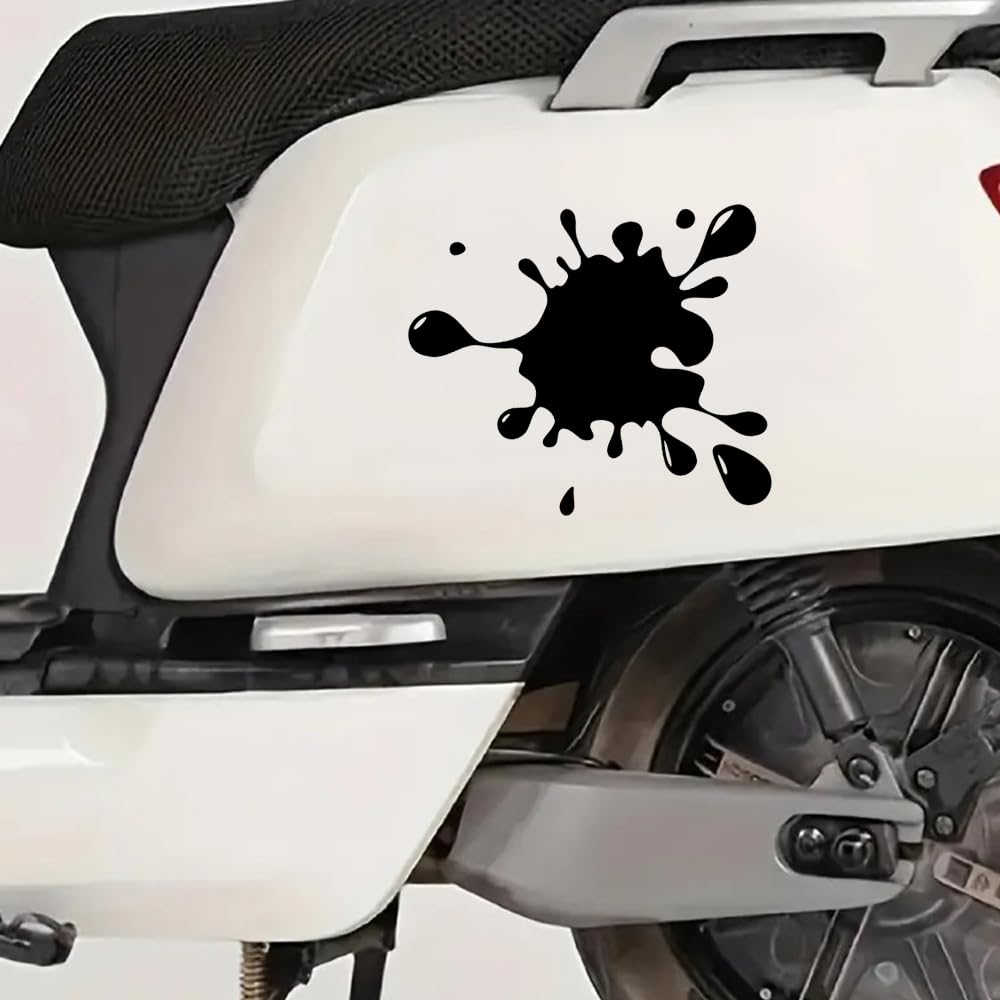 2 pegatinas de vinilo autoadhesivas de 15 x 14 cm, para ventanas de coche, parachoques, portátiles, ventanas, paredes, accesorios para el exterior del coche, #DZ245 (negro) - 4