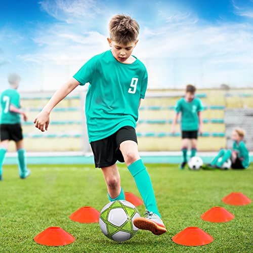 Image of Kids Soccer Goals for Backyard Set - 2 of 4' x 3' Portable Soccer Goal Training Equipment, Pop Up Toddler Soccer Net with Soccer Ball, Soccer Set for Kids and Youth Outdoor Games, Sports, Play