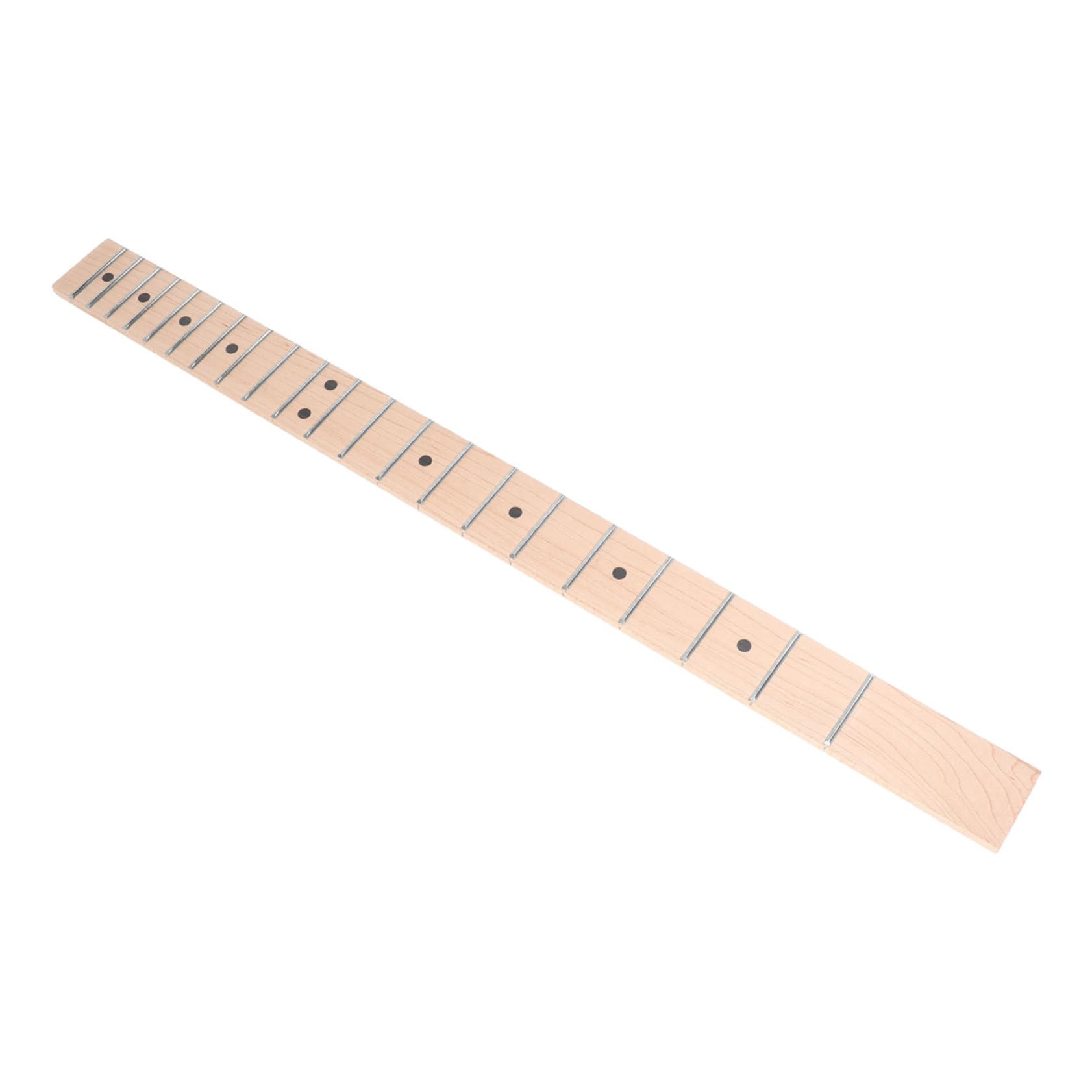 ibasenice 5pezzi Chitarra Elettrica Con Tastiera Acero Collo Sostitutivo Per Chitarra Elettrica Con Tasti Facile Da Installare e Resistente Per Chitarre Folk e Elettriche