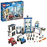 lego city 60042 - polizei-verfolgung Enthält eine 4-teilige, zwei Stockwerke hohe Polizeidienststelle mit Explosionsfunktion (für Ausbrüche), zwei Trucks, ein Motorrad und ein Drohnenspielzeug