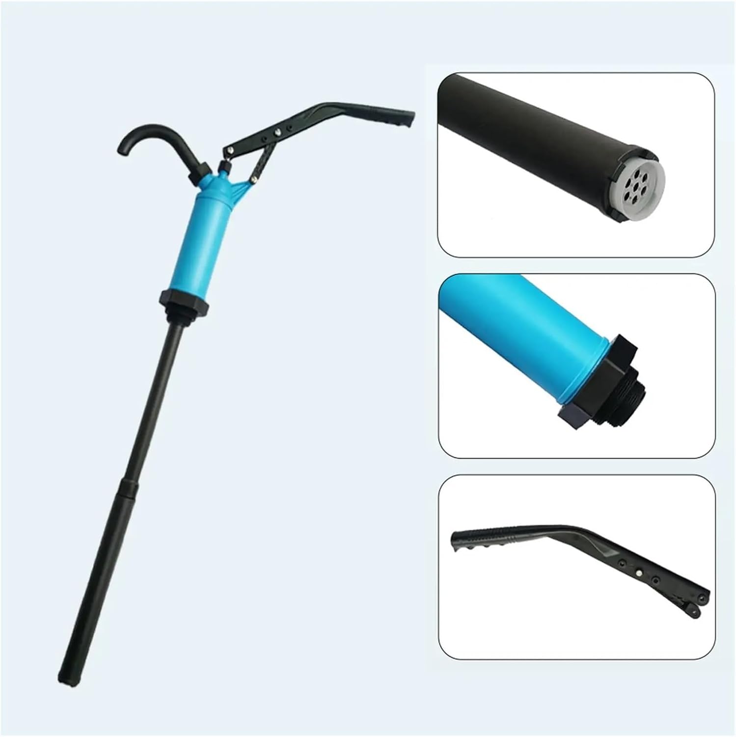 Drum Pump, Manual Hand Barrel Pump Portable Oil Transfer With Lever Action For Drum Dispensing,Barrel Pump