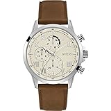 GUESS Porter One Size ホワイト/シルバートーン/ブラウン