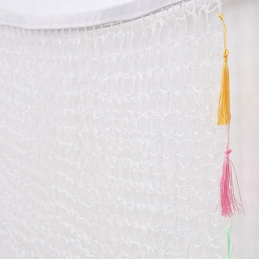 User Friendly Macrames Toy Hammock Storage Net for Space Saving Storage Solution