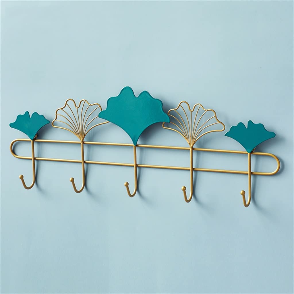 Feuille de Fer Crochet House Hook : Patère Murale Design Nordique Métal Rangement Art
