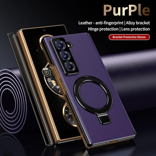 Coque Samsung Galaxy W25 protection charnière étui fin antichoc violet - 3