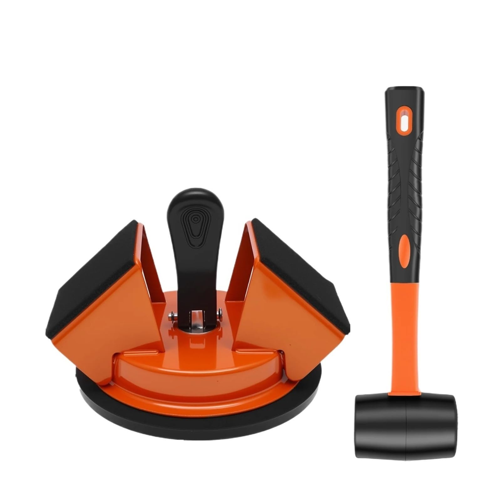 Leprem Oranje Floor Gap Fixer Tool Suction Cup Metal Puller For Hardwood & Marble Floor Plank Closer Repair Tool(Oranje)