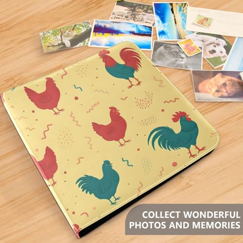 Álbum de Fotos DIY Scrapbook Auto Adhesivo FLildon con Cubierta de Cuero PU, 40 Páginas, 3 Anillos, Tamaño Externo 11.8x11.2 pulgadas miniatura 5