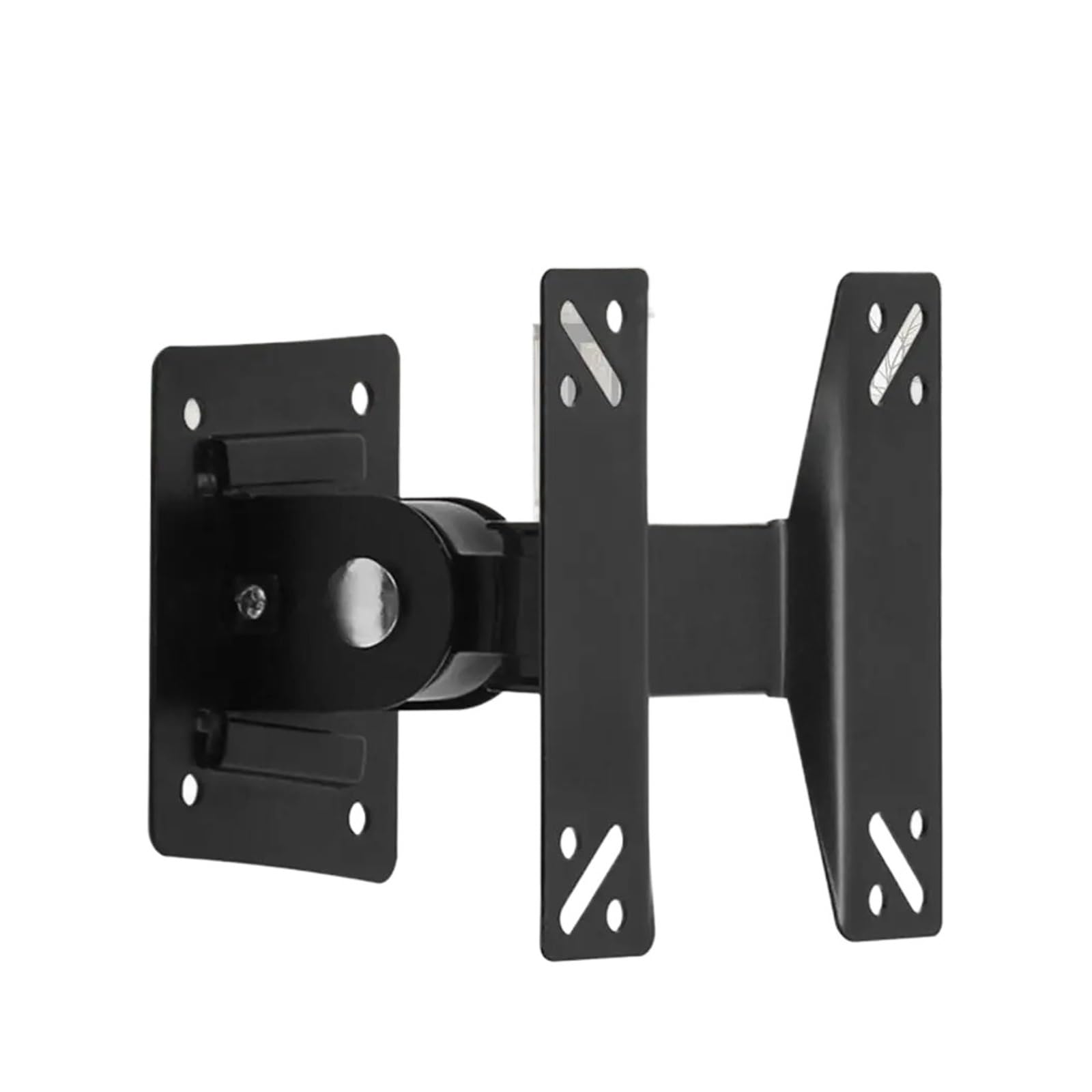 Support mural TV réglable 180° pour écran LCD 14 à 27 pouces F01 charge 10 kg