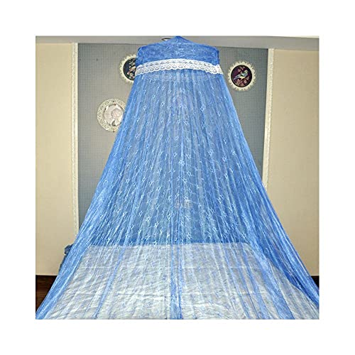 Uteruik - Zanzariera a baldacchino per letto da appendere, in pizzo, per bambini, protezione contro gli insetti, decorazione per interni ed esterni (#C)