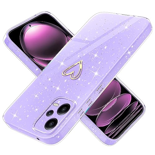 Dedux Cover per Xiaomi Mi 12T 5G, Custodia Trasparente Gradiente Protettivo TPU Case, Ultra Sottile Rinforzo a Quattro Angoli Cover (Blu/Rosa