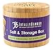 Totally Bamboo Salt Cellar Bamboo Storage Box with Magnetic Swivel Lid, 6 Ounce Capacity, 