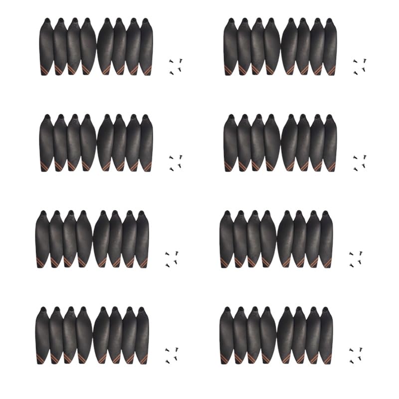 hélice Hélice for Dron, palas de Dron, hoja de arce, Compatible con accesorios de hélice de repuesto V168, 8 Uds. Reemplazar pieza(V168 Paddle 64pcs)