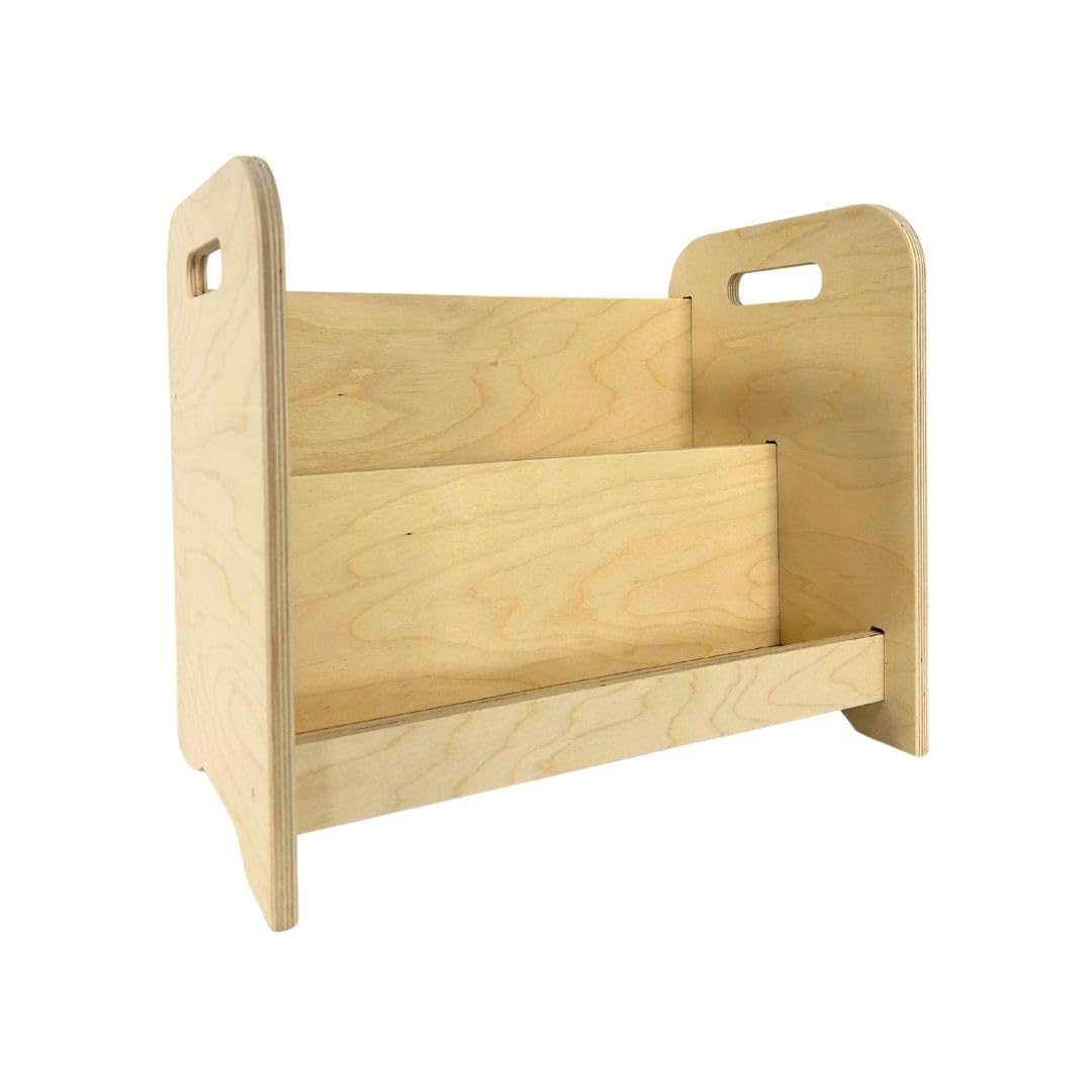 Montessori boekenrek kinderkamer | 2 planken - blank 60x60x12 Montessori boekenrek kinderkamer | 2 planken - blank 60x60x12