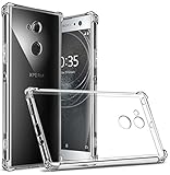 Sony Xperia XA2 Ultra Case, Suensan TPU Shock Absorption Technology Raised Bezels Protective Case Cover for Sony Xperia XA2 Ultra Smartphone (TPU Clear)