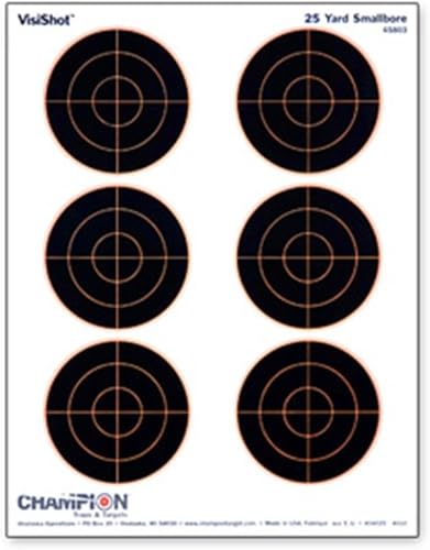 Miniatura 2 de Champion VisiShot Bulls Target - Paquete de 10