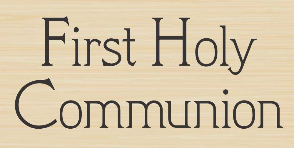 First Holy Communion Rubber Stamp by DRS Designs Rubber Stamps