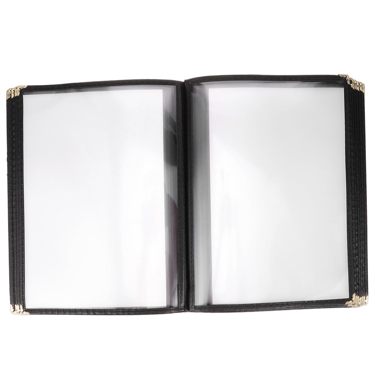 Portamenús Transparente Pvc de 14 Páginas para Restaurante | Cubierta para Carta y Bebidas, Resistente al Agua Manchas, Estilo Moderno y Elegante