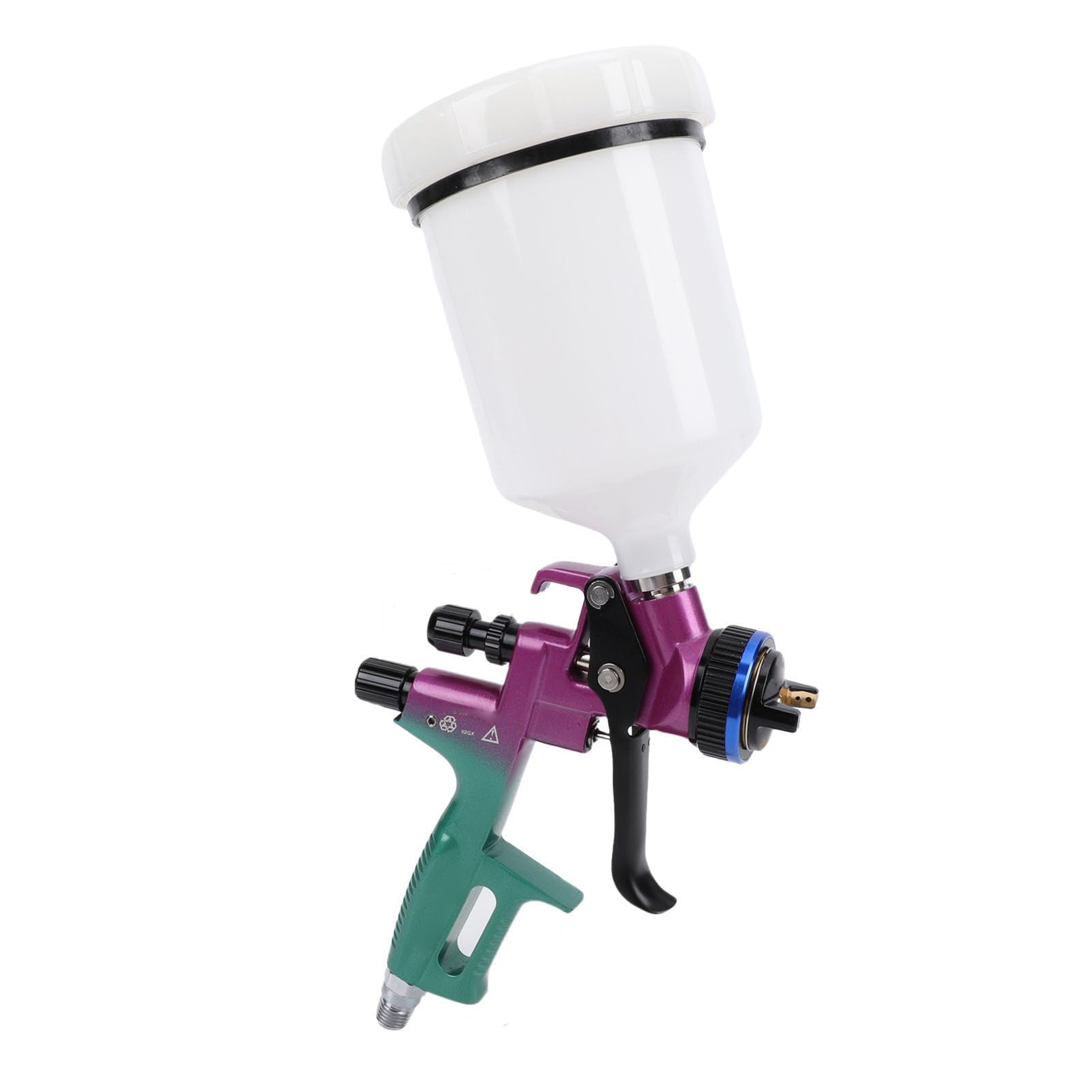 Akozon Kit de Pulverización HVLP para Pintura Profesional, Copa de 600ml,