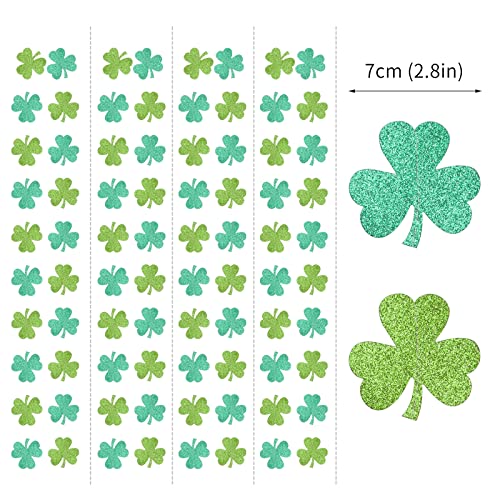 Image of St-Saint Patricks-Day Decorations Shamrock Green-Garland - 35ft St. Patrick's Day Decorations Hanging Decoration Streamers Banner, Baby Birthday Irish Party Decor Accessories Panduola