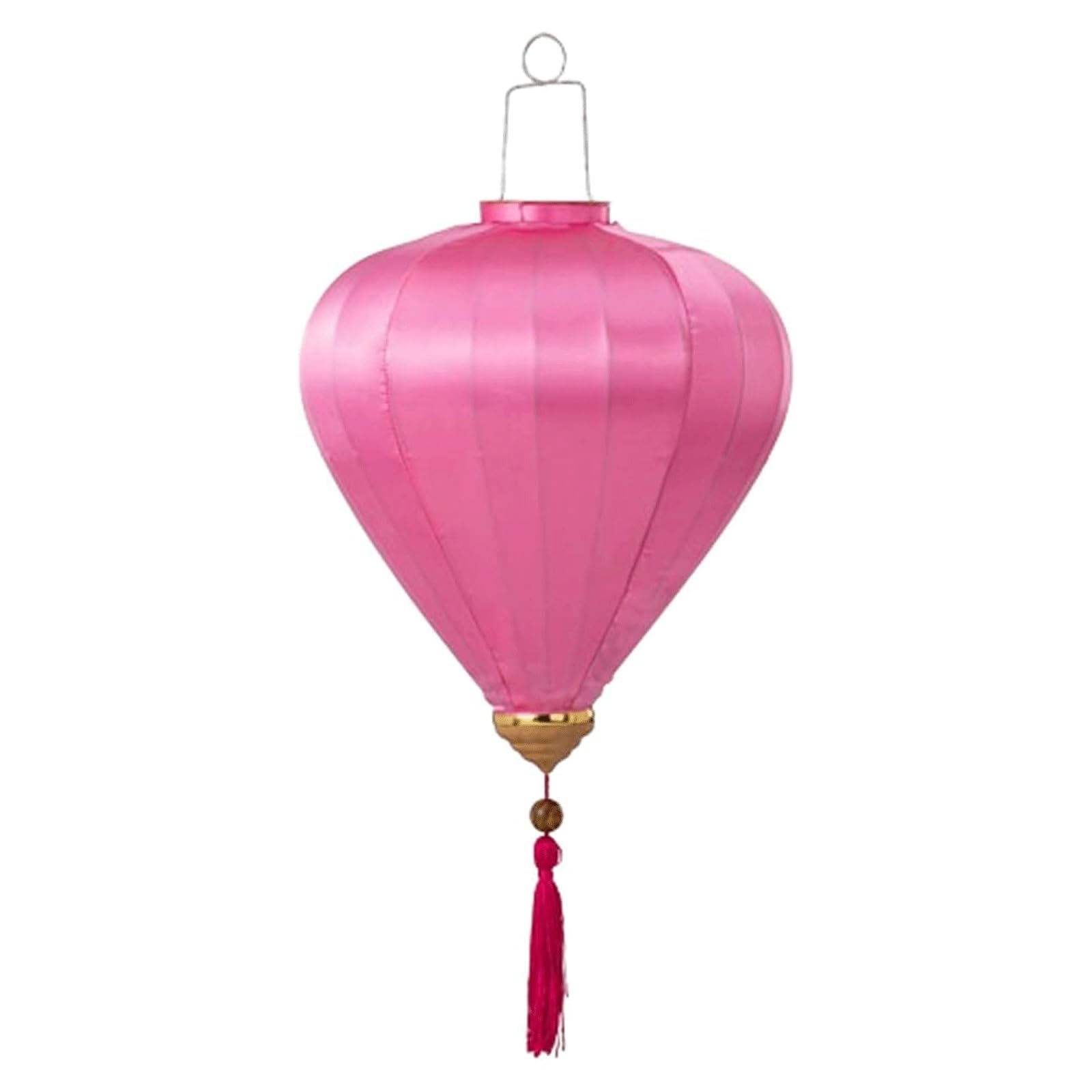YTGHBIML Oval Silk Lantern Vietnamese Lantern Cloth Oriental Hanging Lantern Fabric Lantern New Year Lantern Japanese Vietnam Hanging Lantern(Rose,12 Inch)