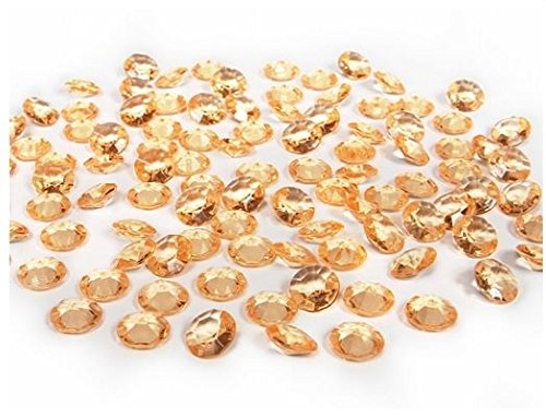 Cf 100 diamantini confetti oro per decorazione