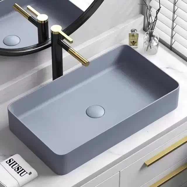 See full amazon price history chart for OSOSAM Florance Matte Grey Ceramic Table Top Wash Basin Over Counter Vessel Sink Bathroom & Living Room Countertop Sink (24 x 14 x 5.5 Inch) OSOSAM Florance Matte Grey Ceramic Table Top Wash Basin Over Counter Vessel Sink Bathroom & Living Room Countertop Sink (24 x 14 x 5.5 Inch) (B0CQLJYVBX) Amazon Price History, Amazon Price Tracker