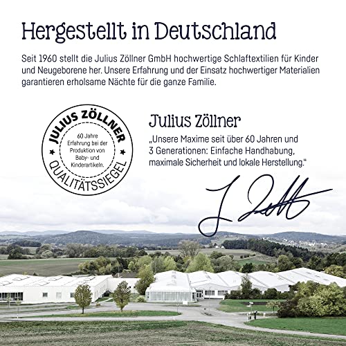 Julius Zöllner Krabbeldecke Organic | Gr. 95x135 cm | Made in Germany | 100% Bio-Baumwolle | OEKO-TEX® STANDARD 100 | Wild Patch