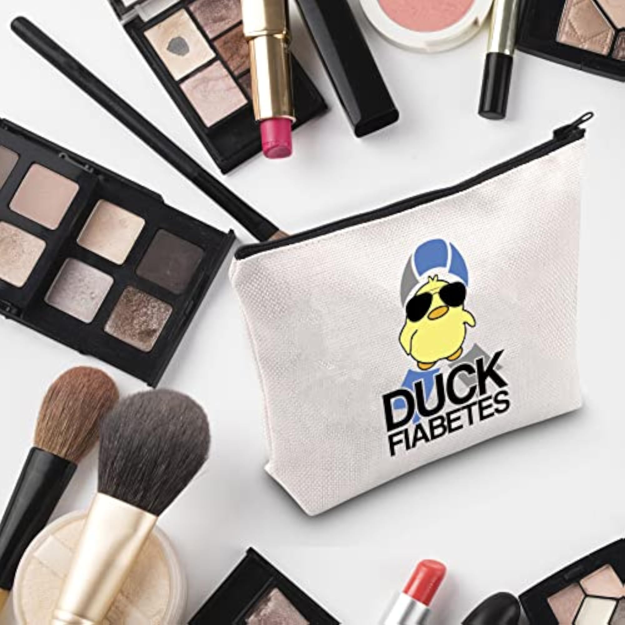 Diabetes Awareness Gift Makeup Bag, Diabetic Support Bag