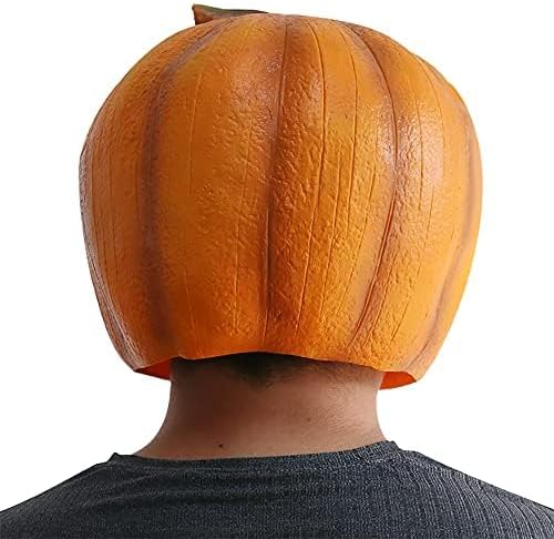 Miniatura 4 de Máscara espeluznante de látex de calabaza de Halloween para hombre, da rienda suelta al espíritu espeluznante, ideal para fiestas de Halloween