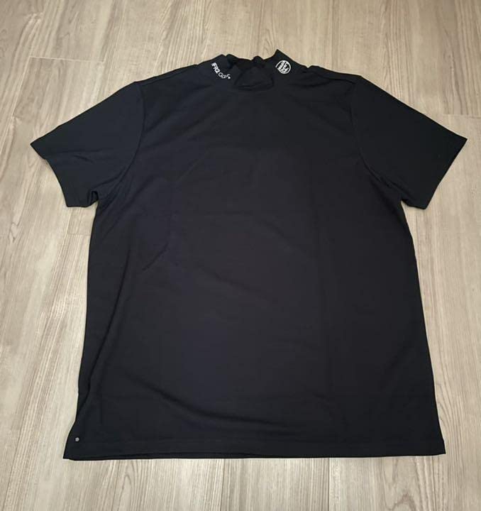 試着のみ美品！FR2 GOLF エフアールツー　モックシャツ　　メンズM  黒 試着のみ美品！FR2 GOLF エフアールツーモックシャツメンズM 黒