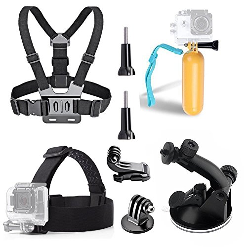 Image of Action Pro Accessories Kit Compatible with GoPro-13 /12 /11 /10 /9 /8 /7 /6 /5 /4 /3+Session /SJ4000 /SJ5000 /SJ6 /Xiaomi /Yi /4k /Eken and Other Action Camera